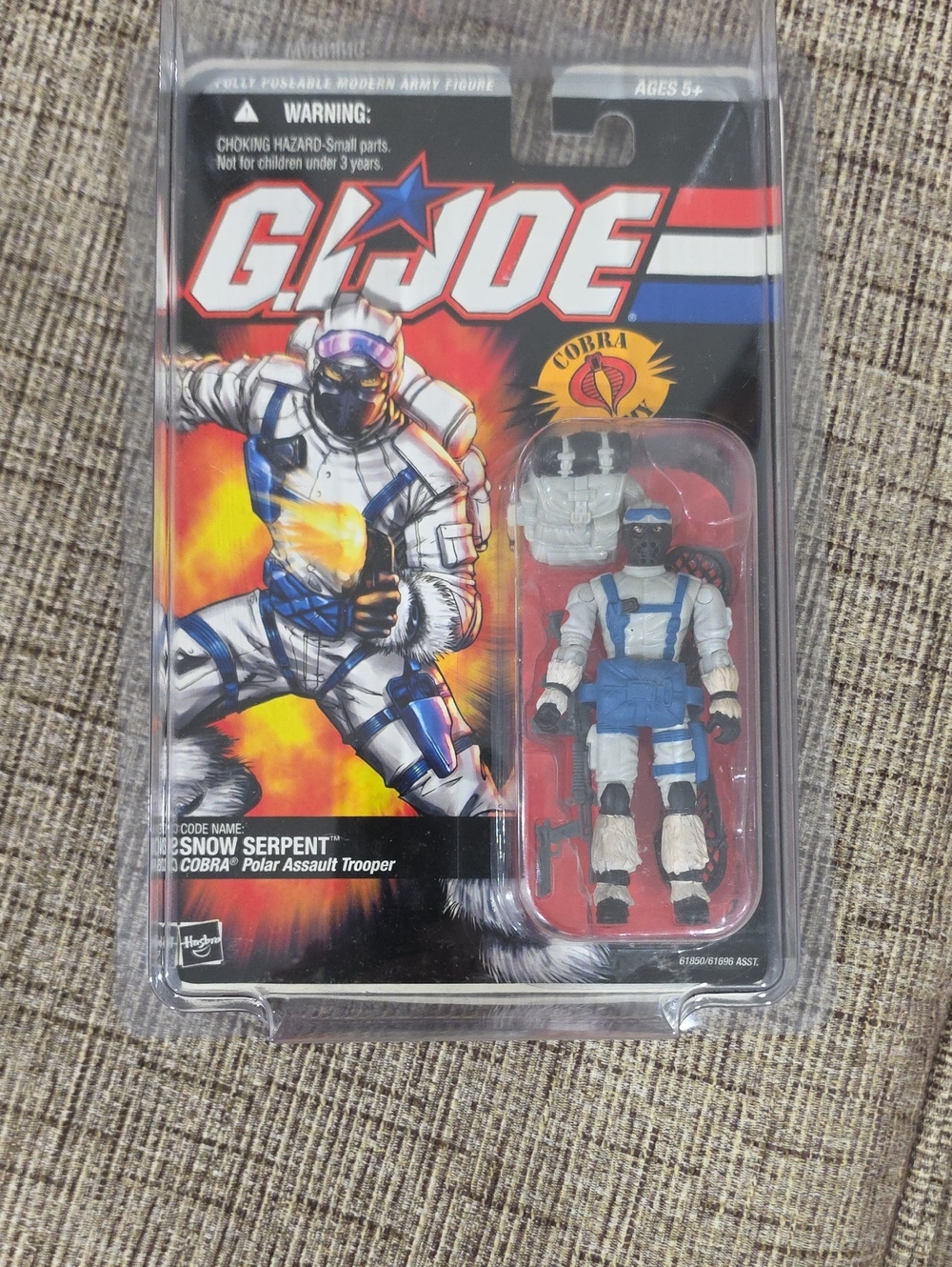 Hasbro G.I. Joe Snow Serpent Polar Assault Trooper - White & Blue